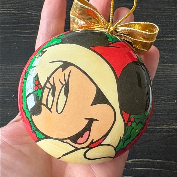 Disney Holiday Ornament with Gold Bow - Picture 3 of 3